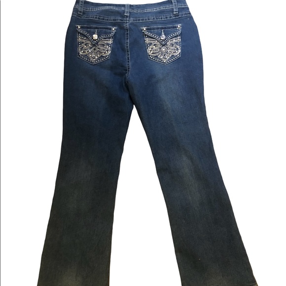 Roz and Ali Sequins Petite Women Jeans - Picture 3 of 11